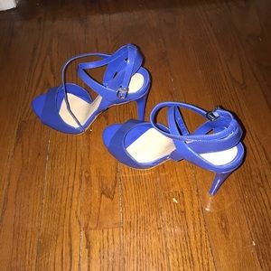 ginanni bini blue heels